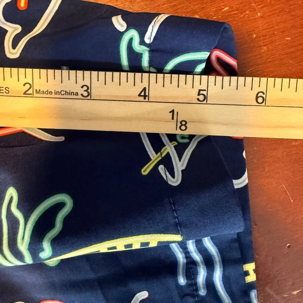 Chubbies Swim Trunks Men S Navy Neon Tropical Flamingo 5.5